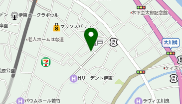 HESTAチャージ 市川製茶湯の花通り店の地図画像