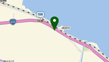 HESTAチャージ 道の駅『雨晴』の地図画像