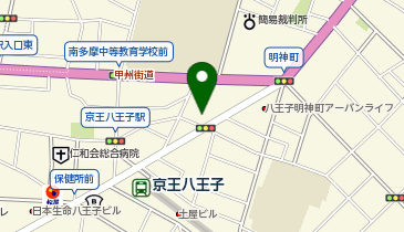 HESTAチャージ スマイルヘア京王八王子の地図画像