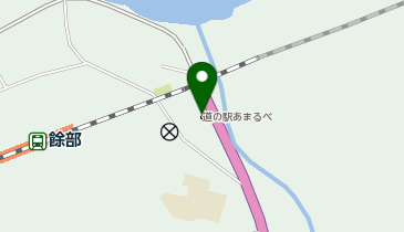 HESTAチャージ 道の駅あまるべの地図画像