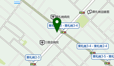 HESTAチャージ ベルフルール東札幌店の地図画像
