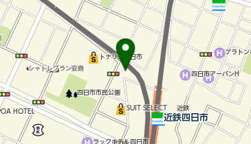 HESTAチャージ コメダ珈琲店近鉄四日市店の地図画像