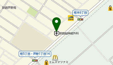 HESTAチャージ 社会医療法人孝仁会釧路脳神経外科の地図画像