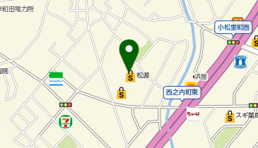 HESTAチャージ 松源岸和田西之内店の地図画像