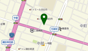 HESTAチャージ ゴルフスタジオBERG四日市店の地図画像