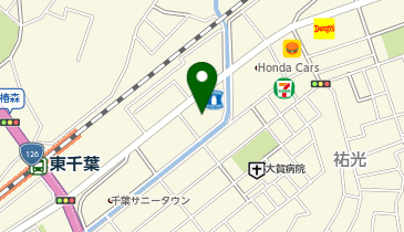 HESTAチャージ アミューズ千葉店の地図画像