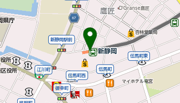 HESTAチャージ 静岡鉄道新清水駅の地図画像
