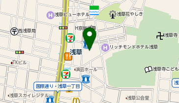 HESTAチャージ ジャラン浅草店の地図画像
