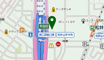HESTAチャージ ジャラン京田辺店の地図画像