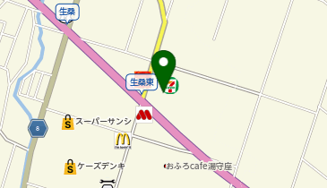 HESTAチャージ キング観光サウザンド生桑店の地図画像