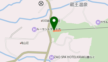 HESTAチャージ 蔵王中央ロープウェイの地図画像