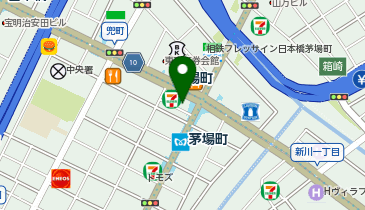 HESTAチャージ H1T茅場町の地図画像
