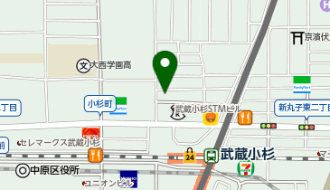 HESTAチャージ H1T武蔵小杉北口の地図画像