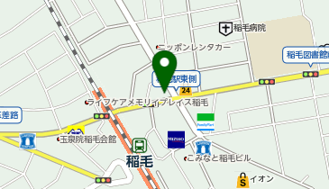 HESTAチャージ H1T稲毛の地図画像