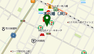 HESTAチャージ H1T本八幡南口の地図画像