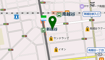 HESTAチャージ H1T南越谷の地図画像