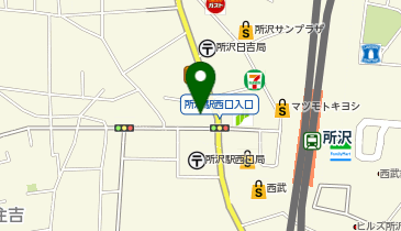 HESTAチャージ H1T所沢の地図画像