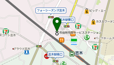 HESTAチャージ H1T志木の地図画像