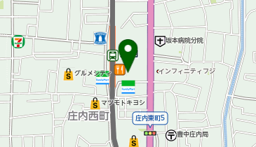 HESTAチャージ ベラジオ庄内店の地図画像