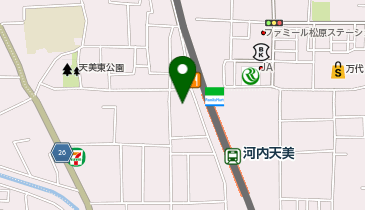 HESTAチャージ いちえん本舗河内天美店の地図画像