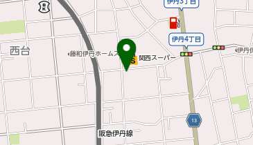 HESTAチャージ ハザマ薬局伊丹店の地図画像