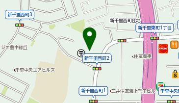HESTAチャージ ハザマ薬局新千里西町店の地図画像