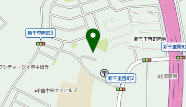 HESTAチャージ ハザマ薬局西町医療センター店の地図画像