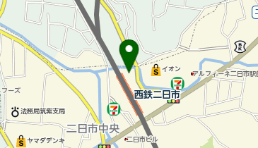 HESTAチャージ トーマスリビング二日市店の地図画像