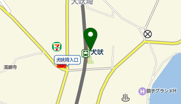 HESTAチャージ 銚子鉄道犬吠駅の地図画像