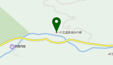 HESTAチャージ ハチ北高原スキー場の地図画像