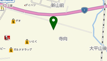 HESTAチャージ 能代ひまわりの地図画像