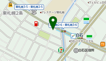 HESTAチャージ 港町酒場もんきち白石店の地図画像