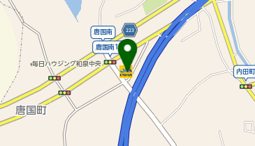 HESTAチャージ トリヴェール和泉給油所の地図画像