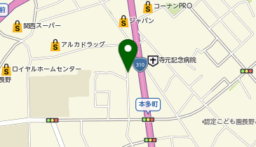 HESTAチャージ 河内長野給油所の地図画像