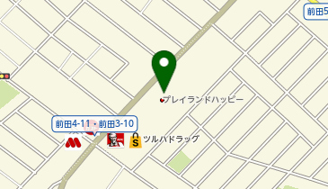 HESTAチャージ プレイランドハッピ-手稲前田店の地図画像