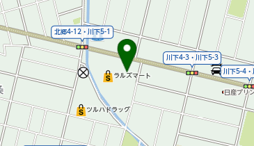 HESTAチャージ プレイランドハッピ-厚別通店の地図画像