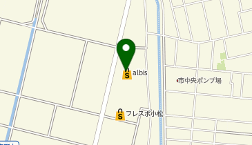 HESTAチャージ 花まつ小松城南店の地図画像