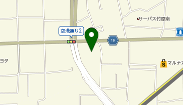 HESTAチャージ DIVO空港通り店の地図画像