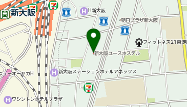 HESTAチャージ 大阪市立青少年センターの地図画像