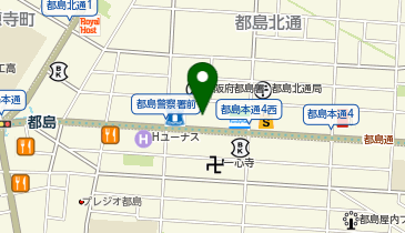 HESTAチャージ トリヤココロイヤル都島店の地図画像