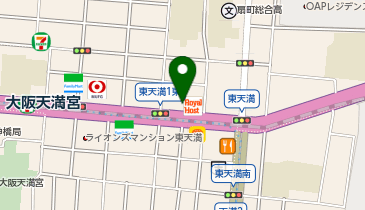 HESTAチャージ ディップラスナ東天満店の地図画像