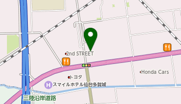 HESTAチャージ タイガー多賀城店の地図画像