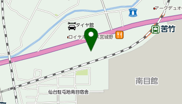 HESTAチャージ タイガー苦竹店の地図画像