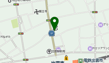 HESTAチャージ 華満出雲駅前店の地図画像