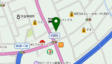 HESTAチャージ まるたかや砺波店の地図画像