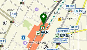 HESTAチャージ シーフード魚河岸金沢店の地図画像