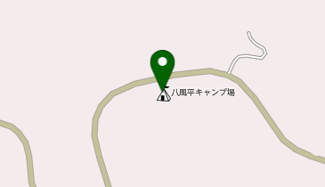HESTAチャージ 八風平キャンプ場の地図画像
