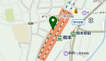 HESTAチャージ スマホ修理工房アミュプラザくまもと店の地図画像