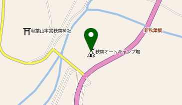 HESTAチャージ 秋葉オートキャンプ場の地図画像