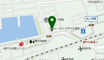 HESTAチャージ シーサイドボウル高松の地図画像